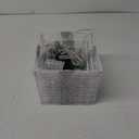 Set of 3 Christmas Lighted Gift Boxes with Plug, Indoor Outdoor Christmas Decorations with 60 LED Warm White Mini String Lights, Present Boxes with Silver Tinsel for Xmas Tree Porch Decor