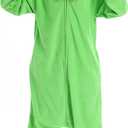 LABULA Unisex Adult Onesie Animal Pajamas Halloween Cosplay Sleepwear (Green, XL)