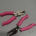 Single Hole Punch, 2 Pcs 1/4" and 1/8" Hole Puncher with Pink Soft Grip for Home, Office and Classroom, Handheld Circle Small Hole Paper Punch for Crafts, Scrapbooks, Tags, Tickets