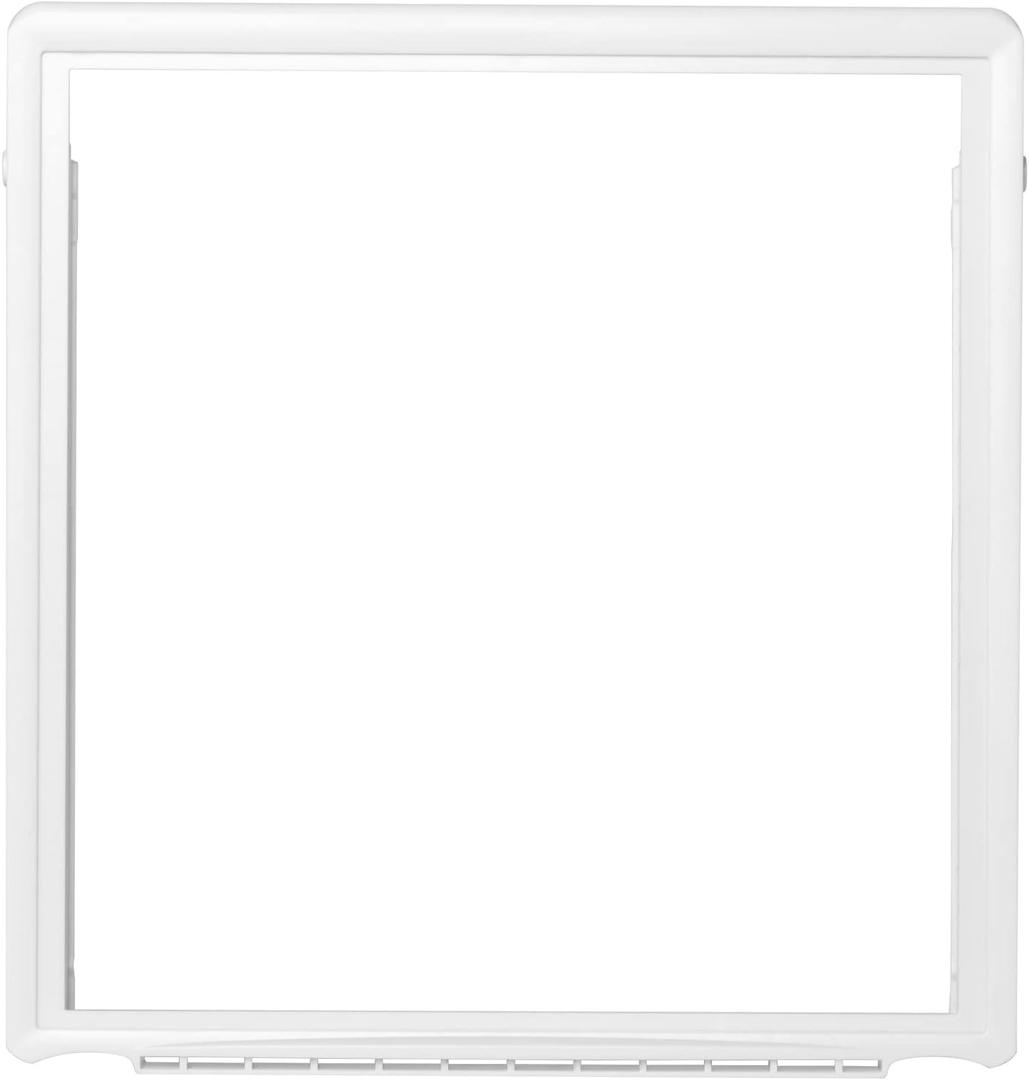 241969501 Refrigerator Shelf Frame With Glass, Refrigerator Drawer Cover for Frigidaire Replacement Shelf With 240443384 Glass (241969501 Shelf Frame without Glass Refrigerator)