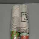 Funtery 100 Pieces Christmas Paper Cups Xmas Disposable Coffee Cups Red and Green Polka Dot Striped Christmas Cup Christmas Cups 9 oz Drinking Tea Paper Cups Christmas Cups for Daily Use Holiday Party