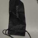 Terviiix Mini Hair Straightener Adjustable Temp, Travel-Size Mini Flat Iron, Mini Flat Irons for Short Hair/Curls Bangs, Ceramic Small Hair Curler for Men, Dual Voltage, Auto-Off, 1/2'', Cyan