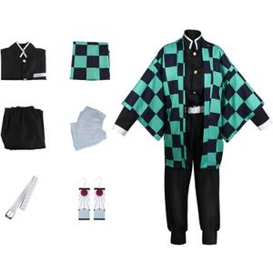 Cosplay Costume Anime Cosplay Kimonos Outfit Uniform Halloween (X-Large, Suit-1)