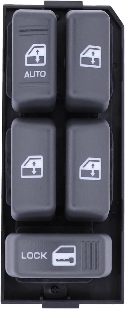 MOTOKU Front Driver Passenger Side Window Switch and Mirror Switch for GMC Chevy Blazer 1995-2005, C2500 K2500 1999-2000, C3500 K3500 1995-2000, S10 Sonoma 2001-2004, Suburban 95-99 Tahoe Yukon 95-00