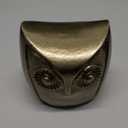 HD Design Aluminum Owl-Gold 13x12 inch