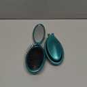 Wet Brush Pop Go Detangler, Blue Teal - Foldable, On-The-Go Design, Travel Brush, Ultrasoft IntelliFlex Bristles, Detangling Hairbrush, Built-In Mirror Handle, Wet & Dry, All Hair Types (Pack of 2)