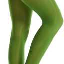 Frola Oil Shiny Stockings Pantyhose 360Seamless Crotch High Waist Smooth Tights for Women (M)