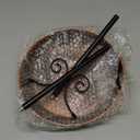 Small Metal Bird Bath for Outdoors, 10" Dia Bowl with Stake Birdbaths Garden Yard Lawn Decor 0.4 Gallon