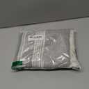 IKATYARN Grey White Striped Chenille Throw Blanket, Velvety Gray and White Rustic Decorative Chair Throw with Fringe, 50 x 60 Inches