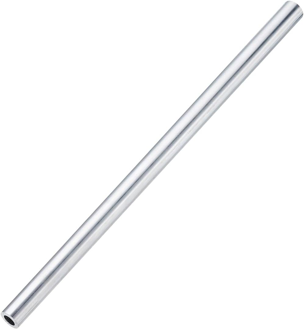 PATIKIL 6063 Aluminum Tubing, 1/2" (13mm) OD x 1/4" (6.5mm) x 12" Length 0.12" (3mm) Wall Thickness Seamless Round Aluminum Tube Metal Straight Pipe for DIY Industry Decor Crafts Model