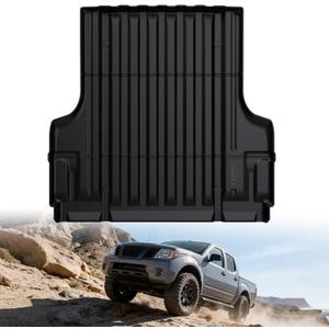 LASFIT Bed Mat for Nissan Frontier 2005-2021 5FT/59.2 Inches(Not Fit 6FT), All Weather TPE Custom Fit Truck Bed Mat Pickup Bed Liner, Black
