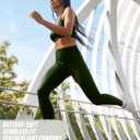 High Waisted Leggings for Women, Tummy Control Leggings No See Through Workout Yoga Pants (XX-Large, 14 Olive Drab)