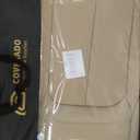 Coverado Seat Covers, Car Seat Covers Front Seats, Car Seat Cover, Car Seat Protector Waterproof, Car Seat Cushion Nappa Leather, Beige Seat Covers Carseat Cover Universal Fit for Most Cars