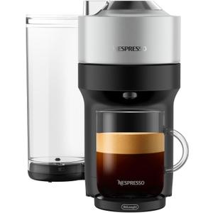 Nespresso Vertuo Pop+ Deluxe Coffee and Espresso Machine by De'Longhi, 120 Volts, Silver