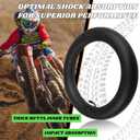 AR-PRO (2-Pack) 2.50/2.75-10 Dirt Bike Replacement Inner Tube Heavy Duty with TR-87 Bent Valve Stem, Compatible for Honda Crf50 /Xr50, Razor MX650 / MX500, Suzuki DRZ70 / JR50, Yamaha PW50