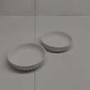Mason Craft & More 9x2.5 Plates in White 2 Pack