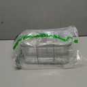 Clear Thickened Portable Caddy Tote, Shower Caddy with Handle for Art Supplies, Makeup, Crafts, Colored Pencils, Sewing, Office Supplies (Clear)