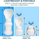 BMN Portable Dog Water Bottle, Collapsible Pet Water Bottle,Large Capacity for Big Dogs Leak-Proof Travel Dispenser, Foldable Bowl for Hiking Walking Outdoors19oz