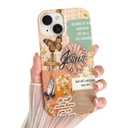 Compatible with iPhone 13 Case, Aesthetic Cute Patchwork Pattern Designed, Soft TPU Slim Shockproof Phone Case for Girls Women, Pink Plaid Striped