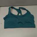 RUNNING GIRL Sports Bras for Women, Medium Impact Sports Bra with Molded Cup Yoga Pilates Workout Bra(WX3108_Teal_S)