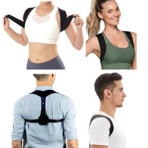 Posture Corrector plus Carrying Bag. Back support for Men, Women and Children. Invisible and Fully adjustable to support your Upper back. Relives back, shoulder and neck pain.