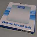 Smart Scale for Body Weight Digital Bathroom Scale with Temperature Indication Corner Design Highly Accurate Body Weight Scale Black Body Fat Scale with Blue LCD Backlight Display 400Lb/180kg