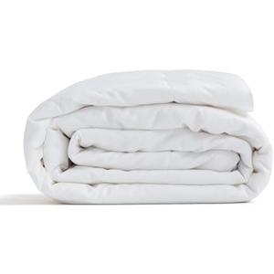 100% Wool Comforter Summer Lightweight Duvet Insert Noiseless Pure Cotton Shell Comforter Temperature Regulation Breathable Comfortable Wool Bedding for Luxurious Sleep, Queen Size
