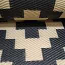 Smiry Waterproof Outdoor Rug 8x10 ft, Reversible Plastic Straw Patio Camping Rugs, Outdoor Indoor RV Mat Carpet for Patio, Outside Entry, Backyard, Deck, Bench, Picnic, Camper, Black & Beige