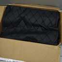 Seat Back Protectors for Kids, Car Kick Mats for Front Seats (Black)