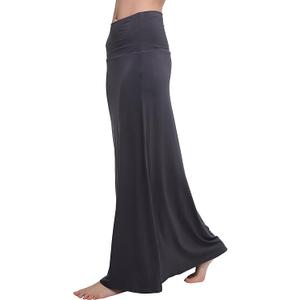  Women's Stylish Spandex Comfy Fold-Over Flare Long Maxi Skirt