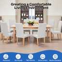 Dioxide Waterproof Chair Covers for Dining Chairs, Stretch Dining Chair Covers Set of 4, Parson Chair Slipcovers, Removable Washable Kitchen Chairs Seat Covers Protectors for Home Restaurant Banquet