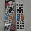 BigEZ OneTouch Big Button Universal TV Remote for Seniors, Easy to Use, Replacement Remote for Samsung, LG, Sony, Vizio, Roku TV, Streaming Players, Backlit Buttons, 2 Device, White, 84666