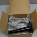 6 Inch Furniture Legs Heavy Duty, Replacement Cabinet Legs for Furniture Set of 4, Mid Century Modern Metal Short Dresser Feet for Cube Storage Futon Nightstand Ottoman, Satin Black