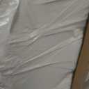 Flash Furniture Lennox Tufted Upholstered Full Size Headboard in White Vinyl, 56.5"W x 2.75"D x 42.25-54.75"H