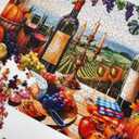 Springbok Vineyard View 500 Piece Jigsaw Puzzle for Adults - Wine and Fall Puzzle - Unique Cut Pieces - Made in USA