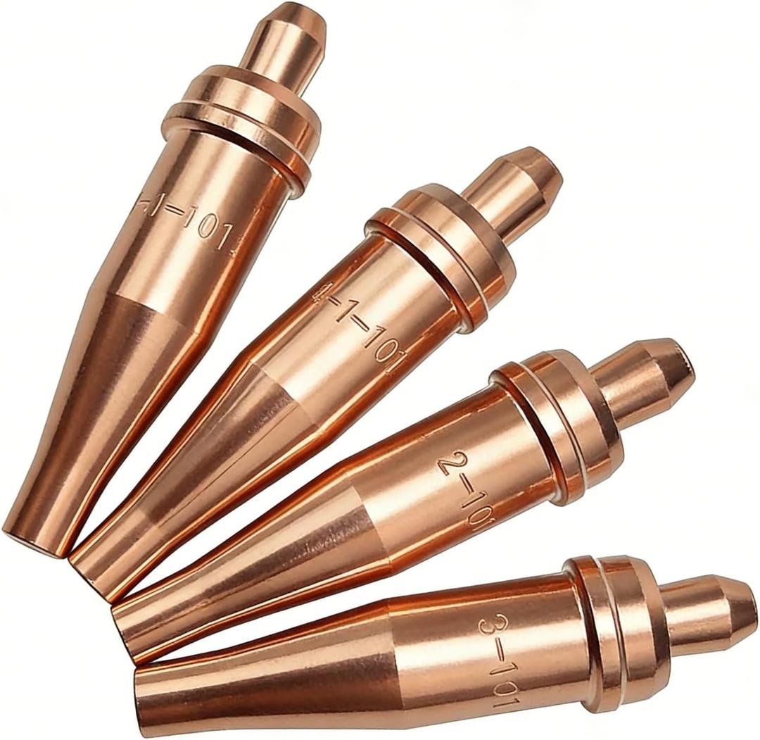 0-1-101,1-1-101,2-1-101,3-1-101Acetylene,A General Purpose Cutting Torch Tips Suggests Victor Style Heavy DutyPack of 4