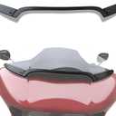 Windshield Trim Kit for Road Glide 15-24, Black Split Aluminum Windscreen Side Center Trim Kit for Harley Touring Road Glide Ultra FLTRU FLTRX Special FLTRXS 2015-2024 Accessories