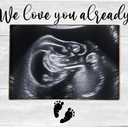 Baby Ultrasound Picture Frame, We Love You Already, Pregnancy Gifts for Expecting Mom, Pregnancy Announcement for Grandma, Pregnancy Announcement, Nursery Decor, Photo Frame 8x10