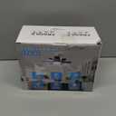 2 Pack Socket Fan Light and 360 Light Socket Extender, 18.5'' Socket Ceiling Fans with Remote, 3 Colors LED Light Bulb, Screw in Small Ceiling Fan for Bedroom Living Room Kitchen Garage, Black