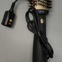 Hair Dryer Brush Blow Dryer Brush in One, 4 in 1 Hair Dryer and Styler Volumizer with Oval Barrel, Professional Salon Hot Air Brush for All Hair Types, Gold