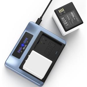 2Pack 3800mAh for Arlo Battery with Charger Station, Supports PD Fast Charging Mode, 2026 Upgrade Rechargeable High Capacity Lithium Battery for Arlo Pro/ 2 Camera