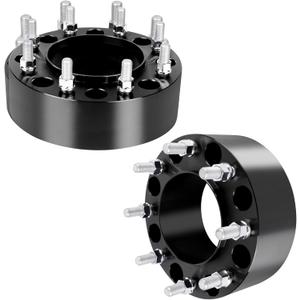 YIZBAP 2PCS 8x180 HubCentric Wheel Spacers, 3 inch 8x180 Wheel Spacers 124.1mm Hub Bore M14x1.5 Thread Pitch for 2011-2023 Silverado 2500 2500HD 3500HD Sierra 2500 HD 3500HD