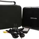 Aproca Case Compatible with DBPOWER 11.5" / 12" Portable DVD Player, Hard Storage Bag for Accessories -Black (Case Only)