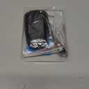 Tukellen for Audi Key Fob Cover Genuine Leather with Keychain,Leather Key Case Protector Compatible Audi A4 Q7 Q5 TT A3 A6 SQ5 R8 S5 Smart Key-Black (Red Line)