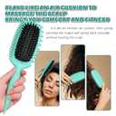 Candy Brush Curl Defining Hair Brush for Effortlessly Detangling Shaping and Styling Curls, Curl Brushes with EdgeLift for All Wet or Dry Hair Types for Women and Girl, Reduce Pulling and Frizzing (Green)
