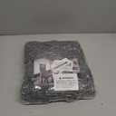 Waterproof Dining Chair Covers, Chair Covers for Dining Room, Stretch Parsons Chair Slipcover, Removable, Washable for Dining Room Kitchen Chair Protector Cover (Set of 4, Leaf-light Gray)