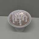 Conair Double Ceramic Universal Diffuser Attachment for Hair Dryer, Volumizing Universal Blow Dryer Diffuser for Frizz-Free Curls, Fits Dryers with Nozzles from 1.75" to 2.1", White