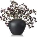 Thiccywoov 3 Pcs Plum Faux Berry Stems Artificial Dusty Sedum Berry Stems Picks Branches Faux Spray for DIY Holiday Farmhouse Home Mantel Harvest Decorations (16 Inch)