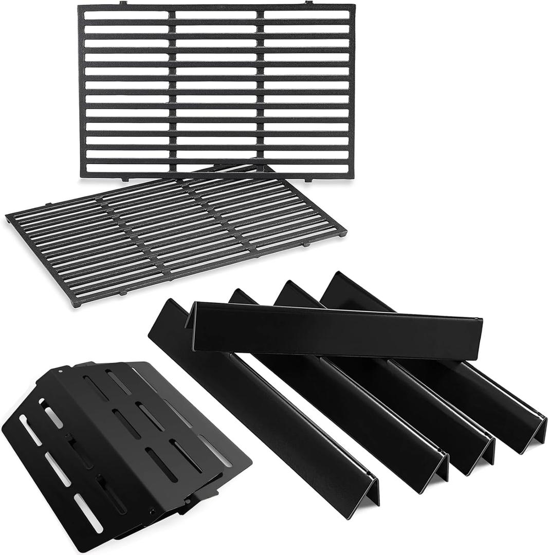 7524 Cooking Grid Grate 7621 Flavorizer Bars 7622 Heat Deflector Replacement Grill Parts for Weber Genesis 300 Series E-310/320/330 EP-310 S-310/330(2011-2016), Not fit Genesis II 300 Grills