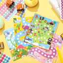 100 Pieces Sticker Charts Incentive Chart for Classroom Reward Chart for Kids in 4 Designs with 2160 Mini Stickers Dry Erase Chore Chart for Classroom Teaching or Home Using (Cute Style)